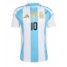 Echipament fotbal Argentina Lionel Messi #10 Tricou Acasa Copa America 2024 maneca scurta